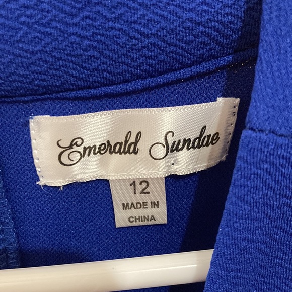 Emerald Sundae Royal Blue Dress - Picture 4 of 6